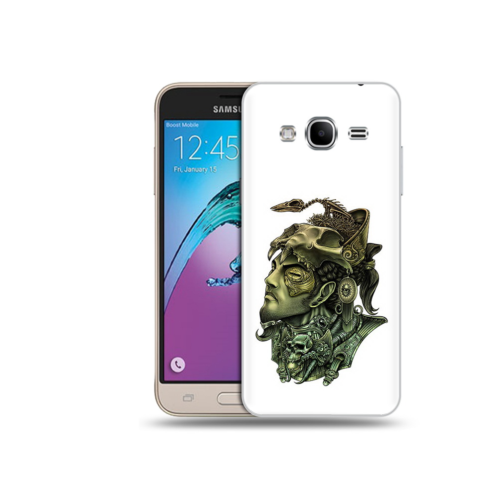 

Чехол MyPads Tocco для Samsung Galaxy J3 (2016) бронзовый воин (PT29089.580.248), Прозрачный, Tocco