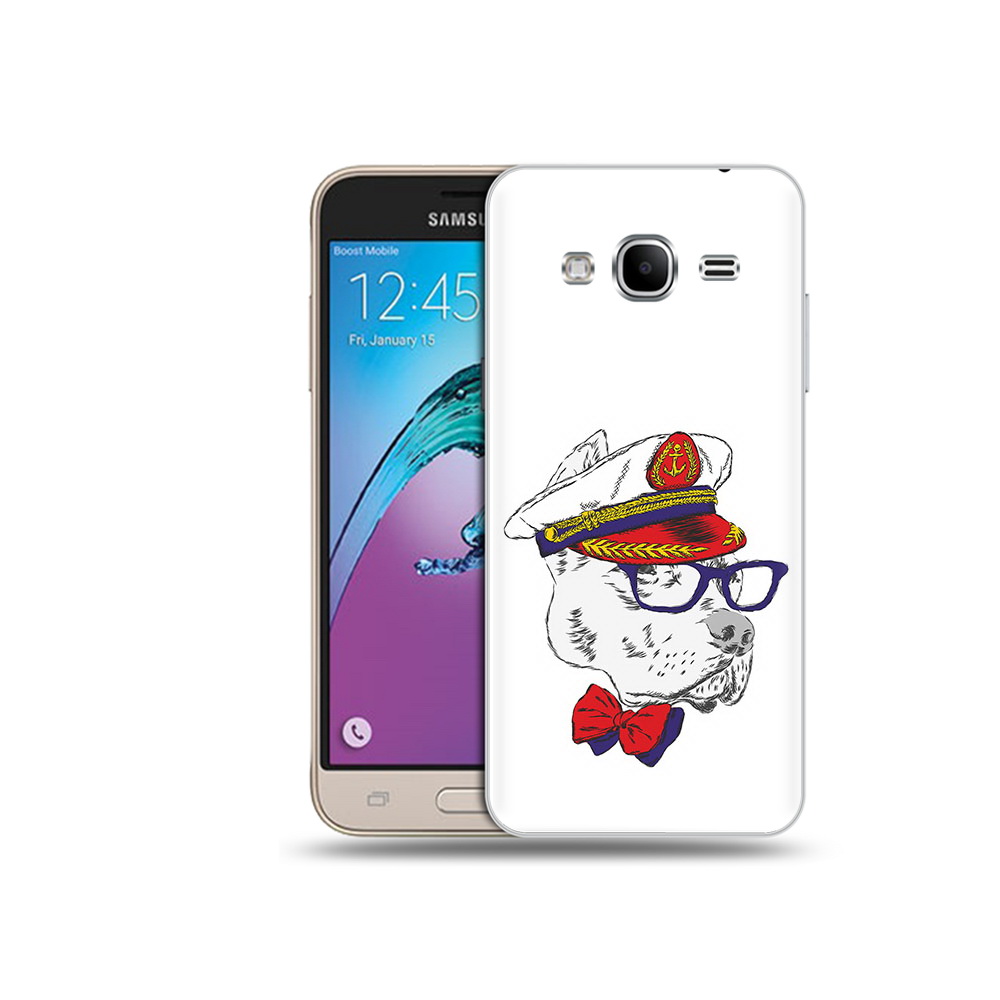 

Чехол MyPads Tocco для Samsung Galaxy J3 (2016) бульдог (PT29089.580.251), Прозрачный, Tocco