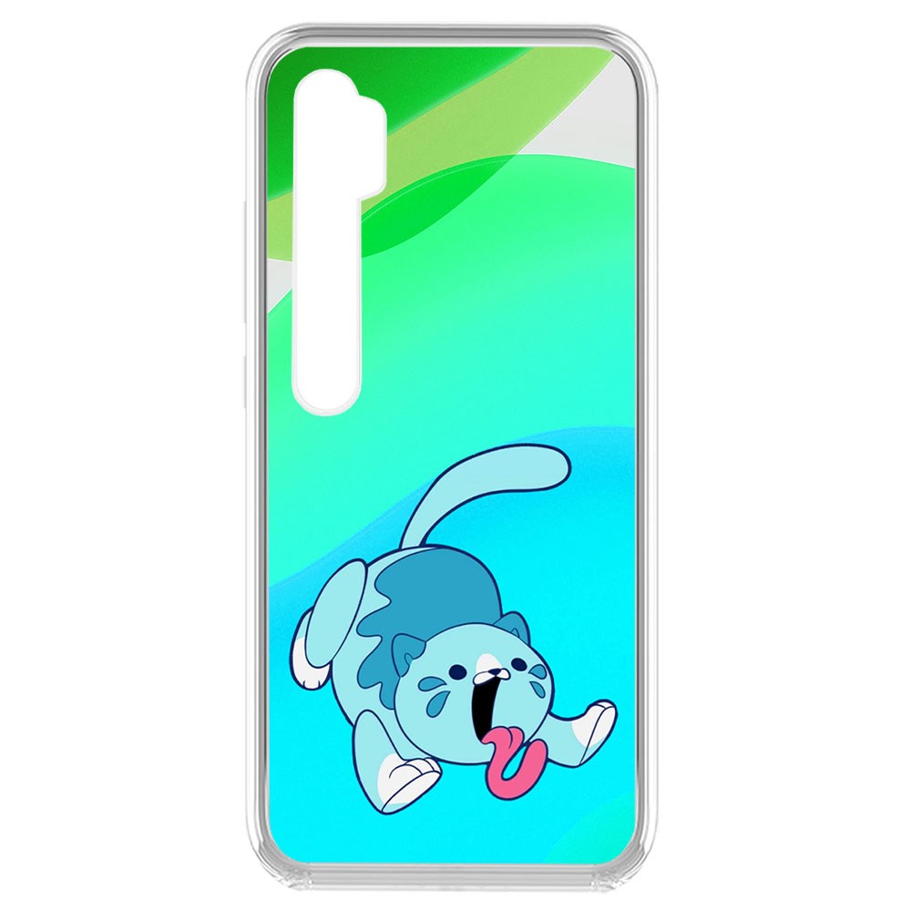 

Чехол-накладка Krutoff Clear Case Хаги Ваги - Конфетная Кошка для Xiaomi Mi Note 10