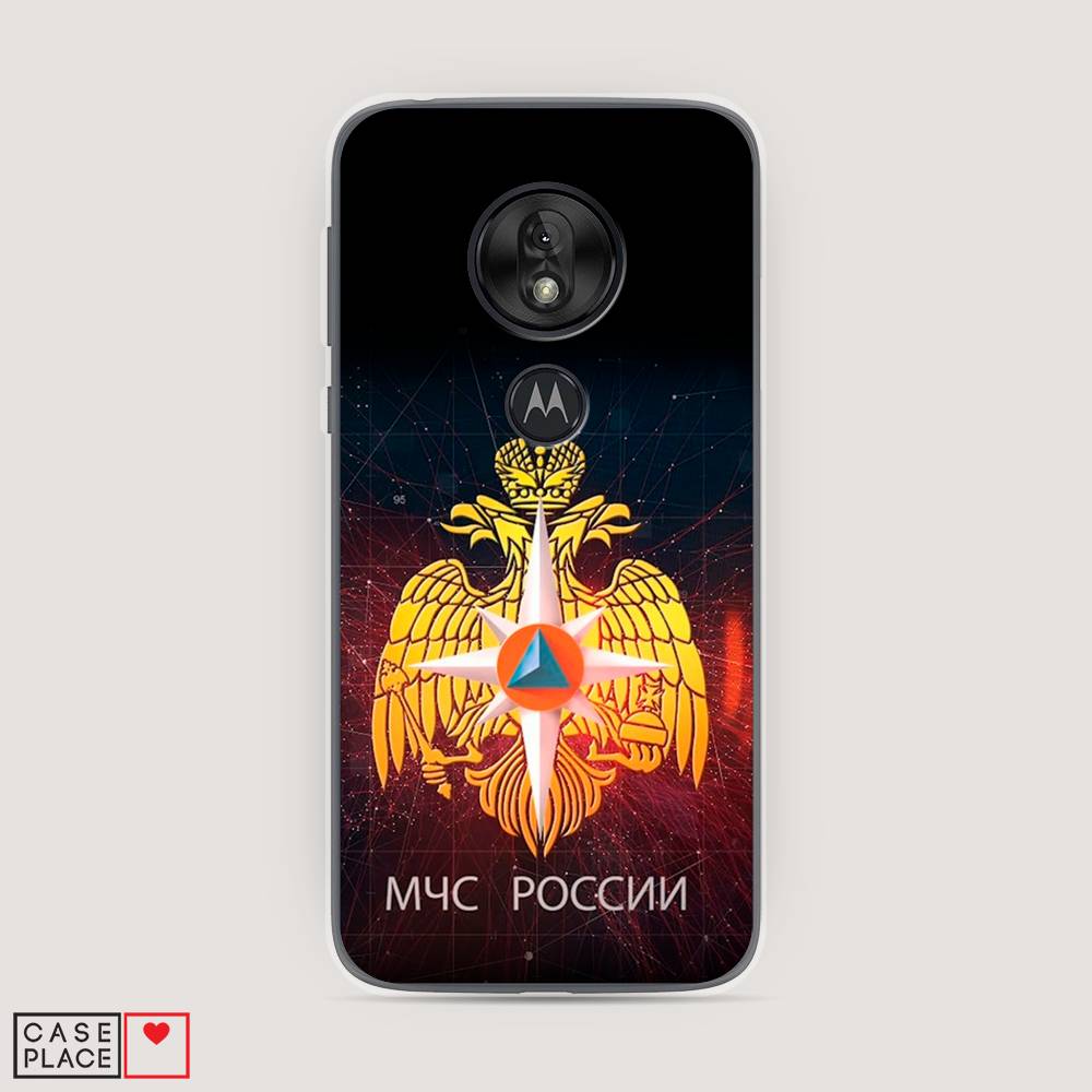 

Чехол Awog на Motorola Moto G7 Play / Моторола Мото G7 Плэй "МЧС России", Разноцветный, 241250-5