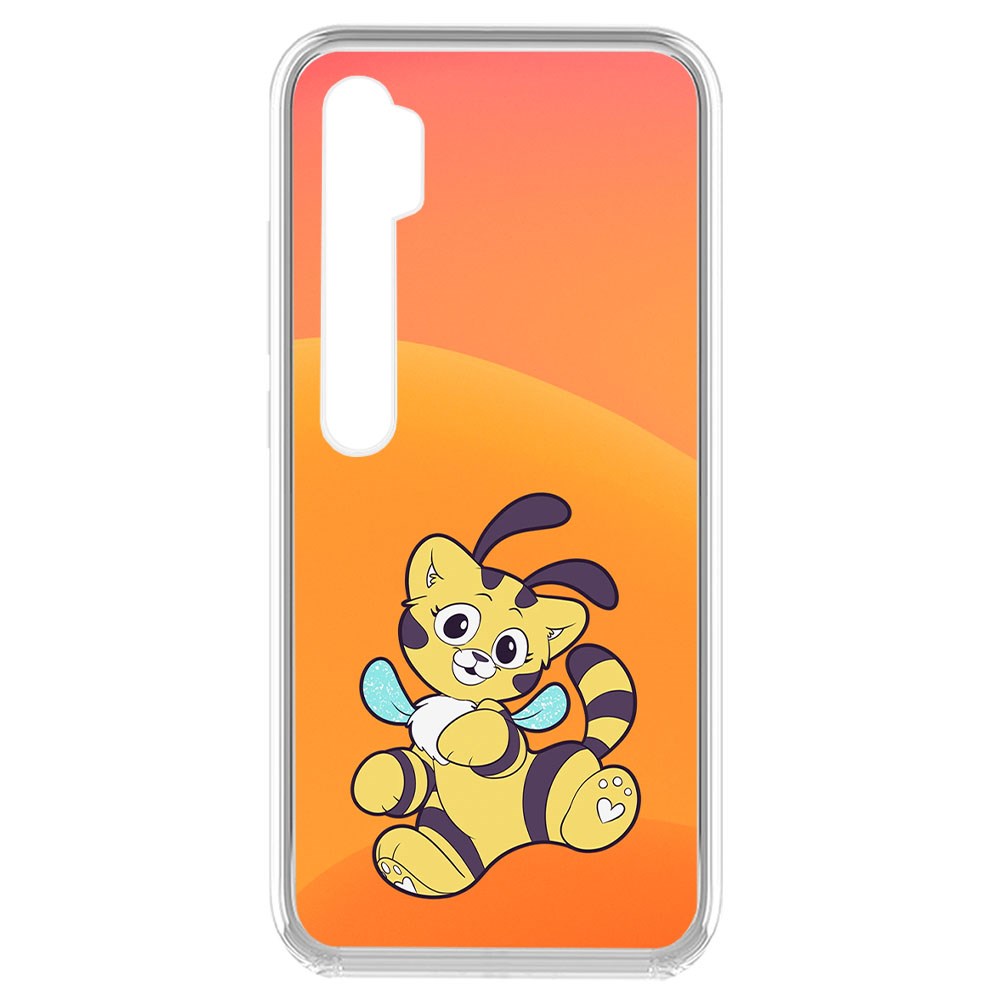 

Чехол-накладка Krutoff Clear Case Хаги Ваги - Кошка-Пчёлка для Xiaomi Mi Note 10