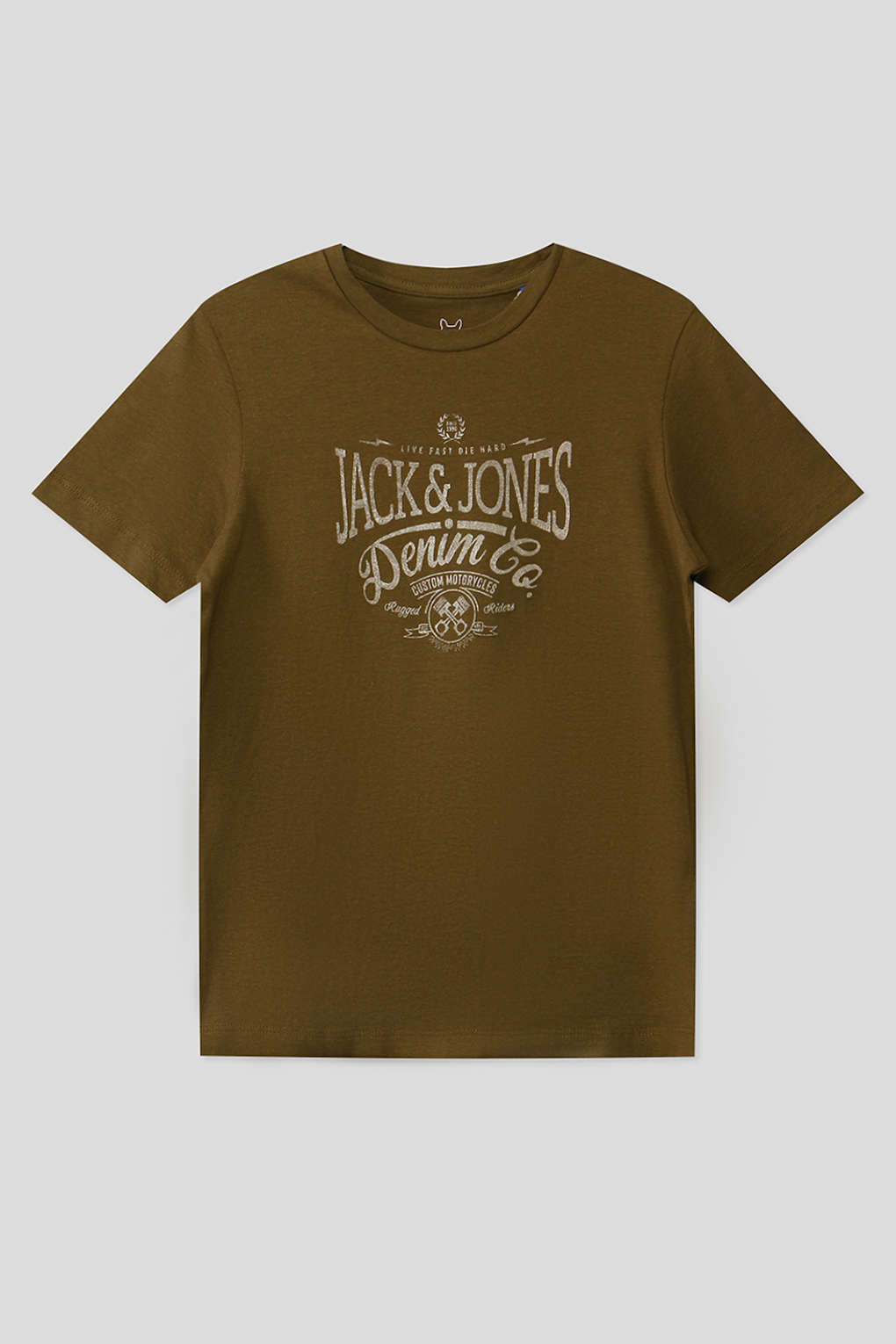 фото Футболка детская jack & jones 12208798 цв.оливковый р.164