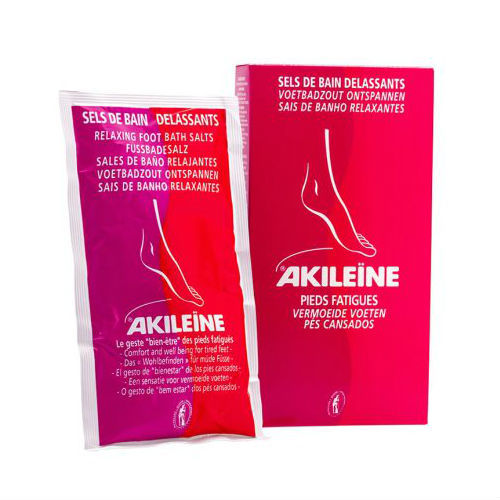 Соль для ванны Relaxing foot bath salts Akileine освежающая 300g