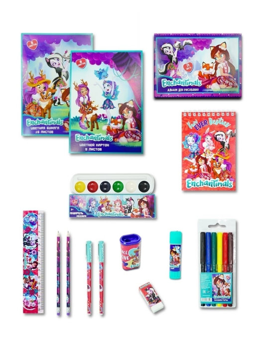 

Набор первоклассника Enchantimals, подарочная коробка, KO56304