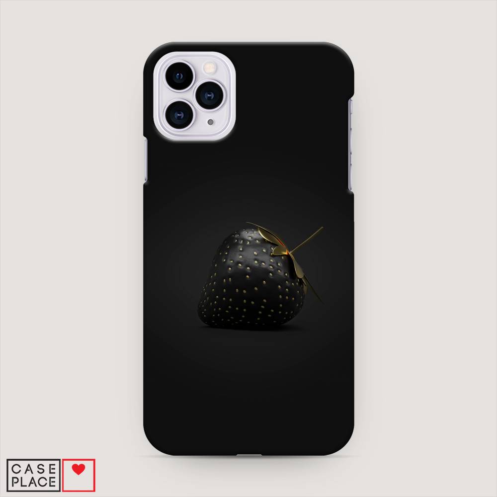 

Пластиковый чехол "Черная клубника" на Apple iPhone 11 Pro Max, 12220-7