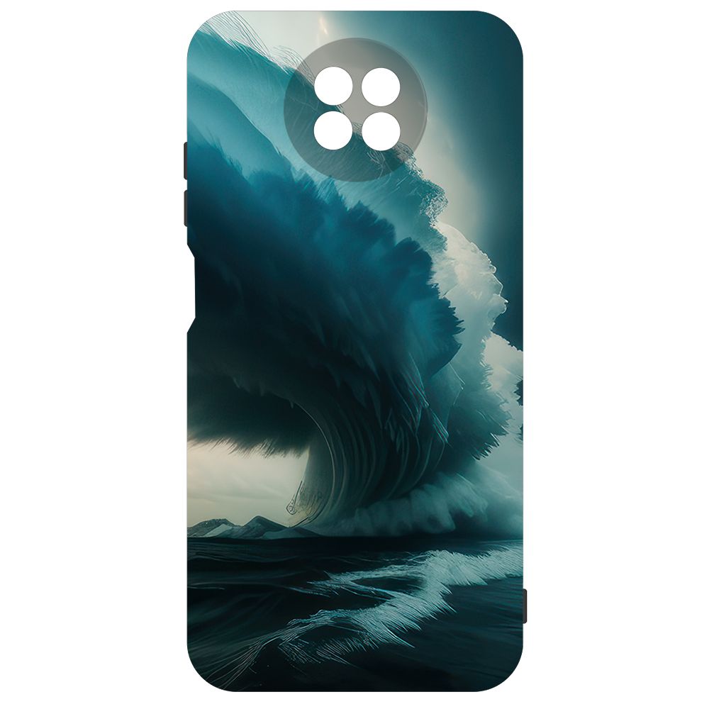 

Чехол-накладка Krutoff Soft Case Торнадо для Xiaomi Redmi Note 9T черный