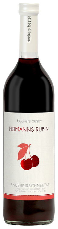 

Нектар Beckers Bester Heimanns Rubin Вишня прямого отжима 700 мл