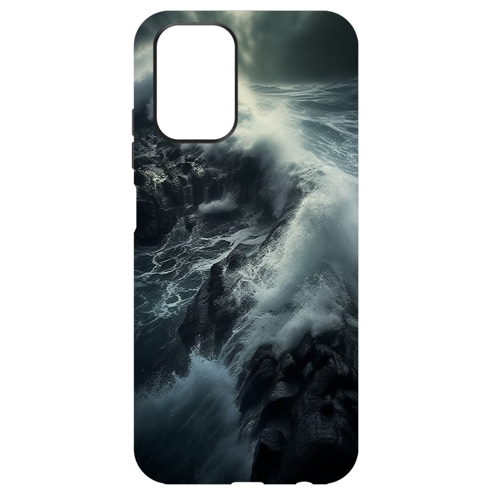 

Чехол-накладка Krutoff Soft Case Шторм для Xiaomi Redmi Note 10S черный