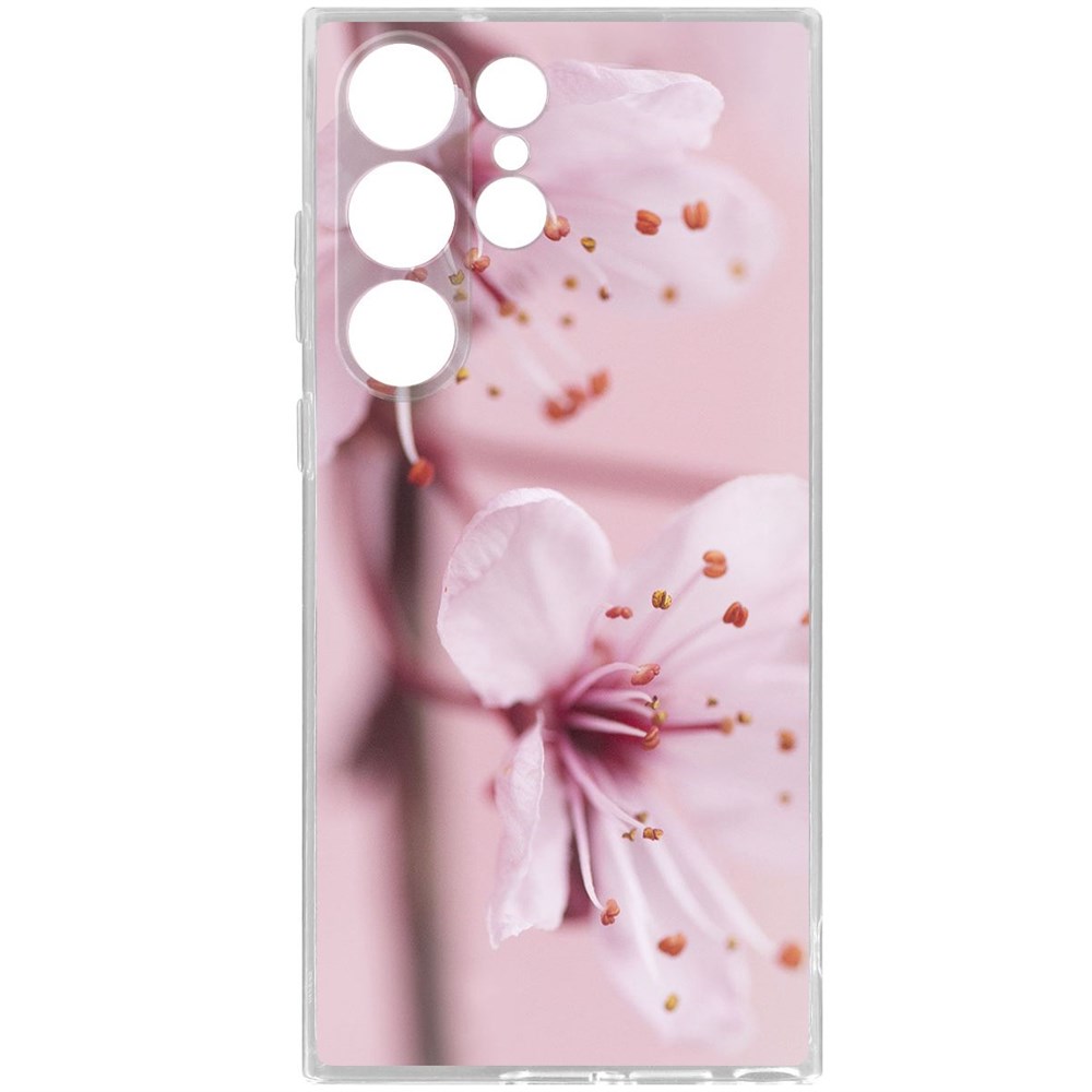 

Чехол-накладка Krutoff Clear Case Весна для Samsung Galaxy S23 Ultra, Прозрачный
