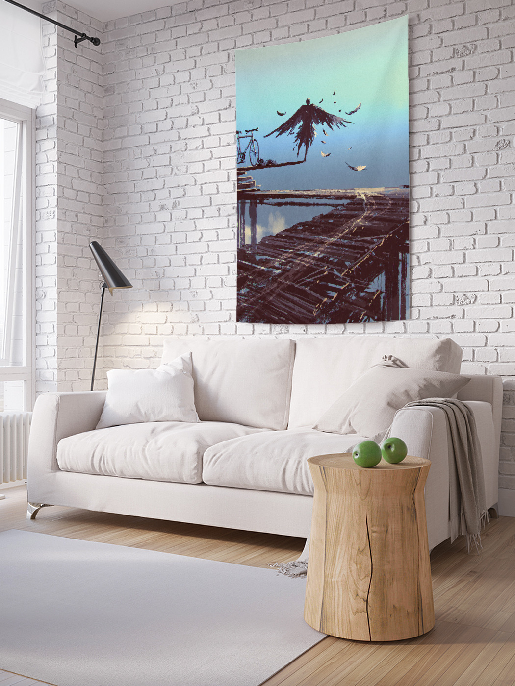 

Вертикальное фотопанно на стену JoyArty Время полета 100x150 см, Время полета