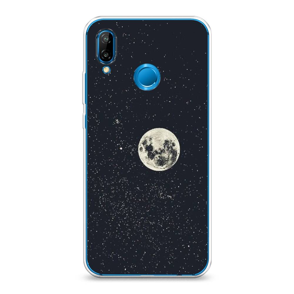 

Чехол на Huawei Nova 3E "Полнолуние", Красный, 65650-2