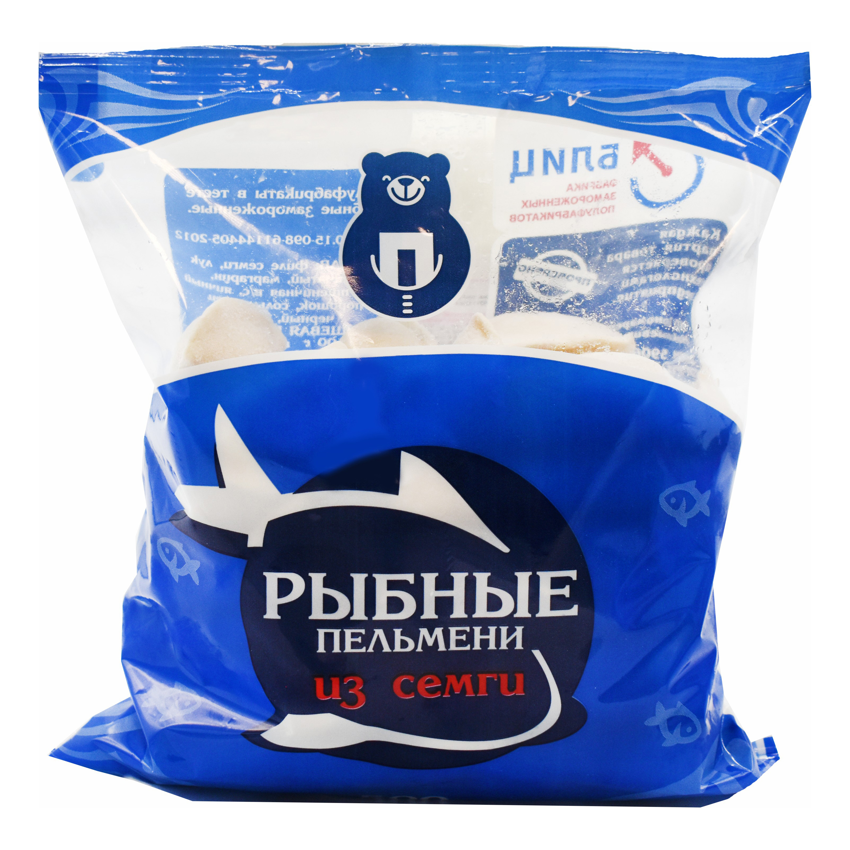 

Пельмени Блиц Рыбные из семги замороженные 500 г