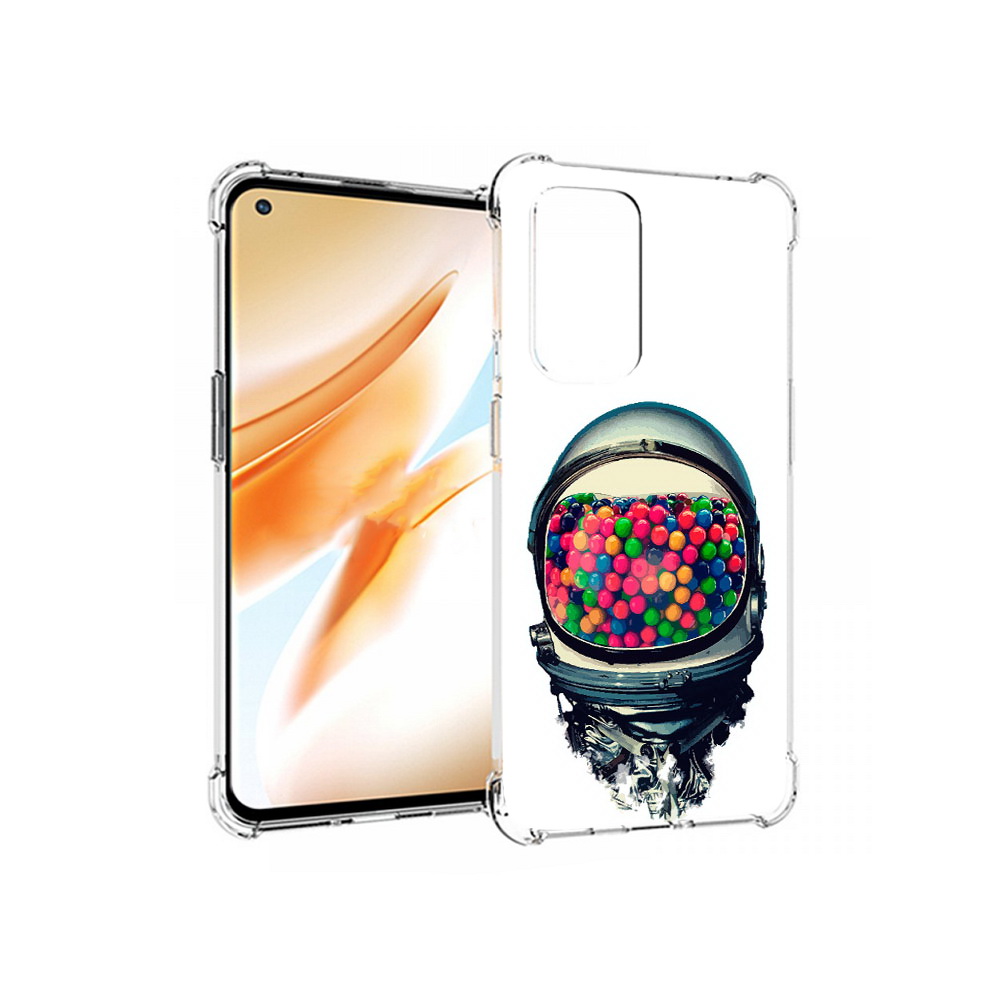 

Чехол MyPads Tocco для OnePlus 9 Pro шлем космонавта (PT159597.127.700), Прозрачный, Tocco