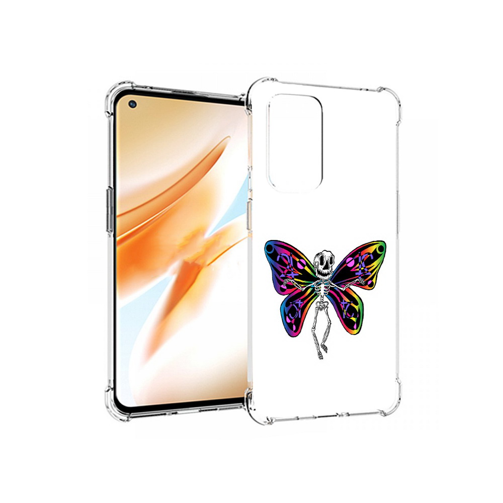 

Чехол MyPads Tocco для OnePlus 9 Pro эффект бабочки (PT159597.127.701), Прозрачный, Tocco
