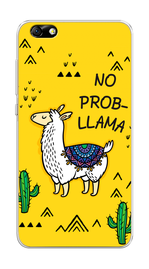 

Чехол Awog на Honor 4X "No probLLama", Разноцветный, 63550-2