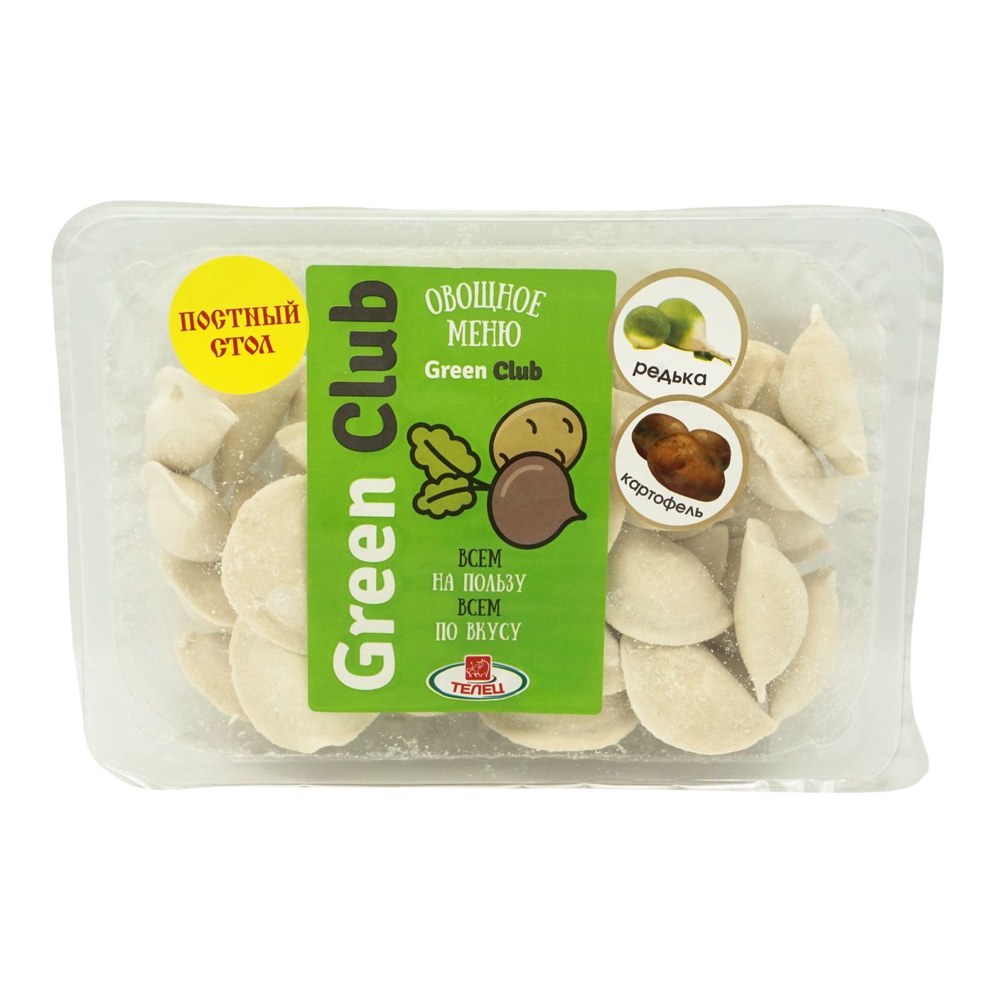 

Ушки Телец с редькой и картофелем 350 г