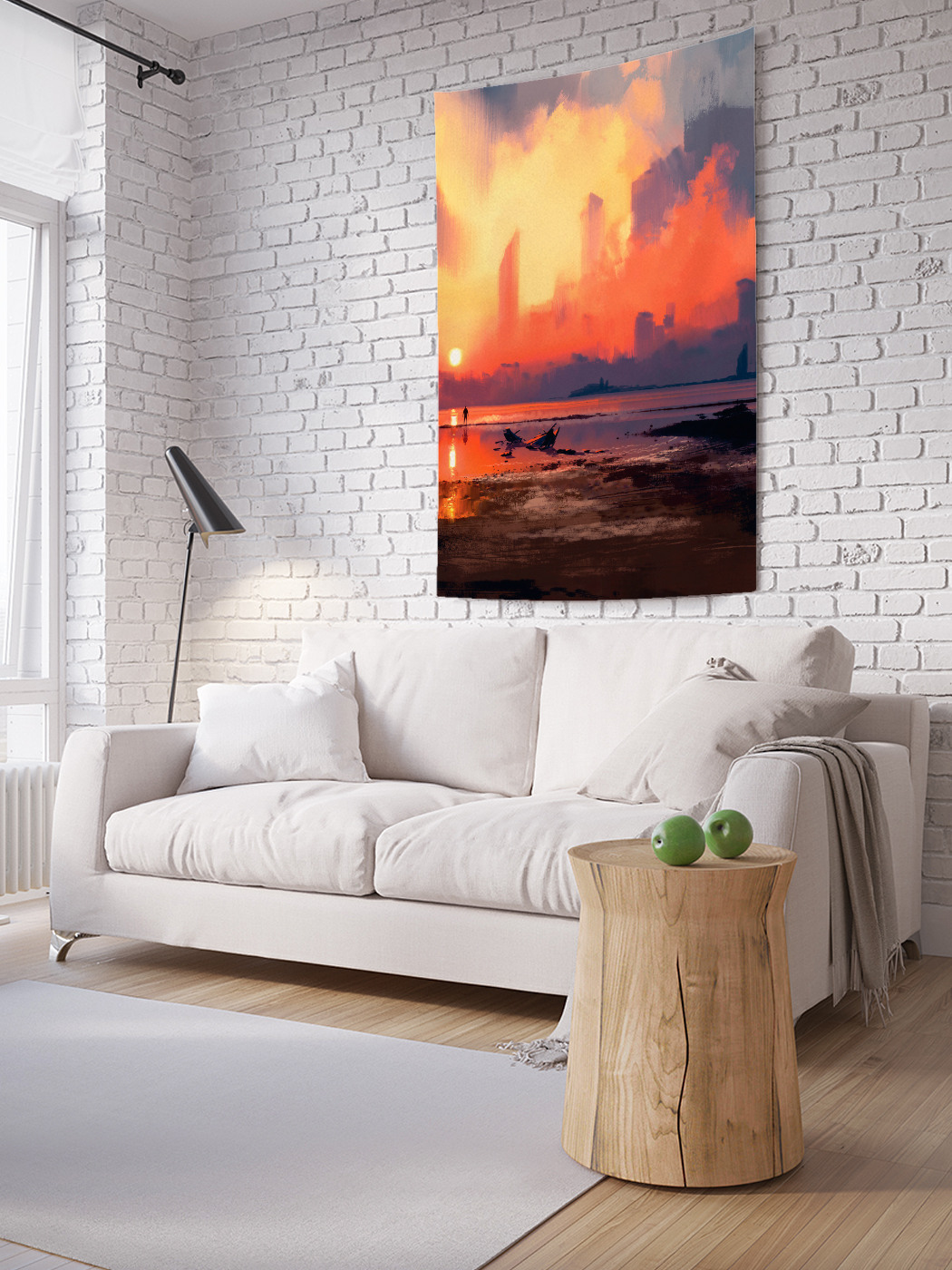 

Вертикальное фотопанно на стену JoyArty Туманный рассвет 100x150 см, Туманный рассвет