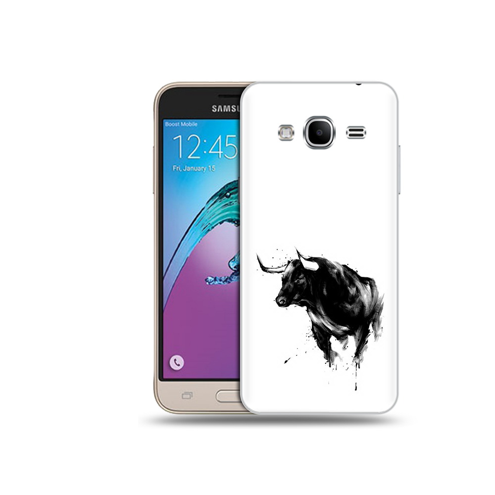 

Чехол MyPads Tocco для Samsung Galaxy J3 (2016) бык (PT29089.580.254), Прозрачный, Tocco