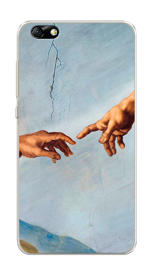 

Чехол Awog на Honor 4X "Сотворение Адама", Разноцветный, 63550-9