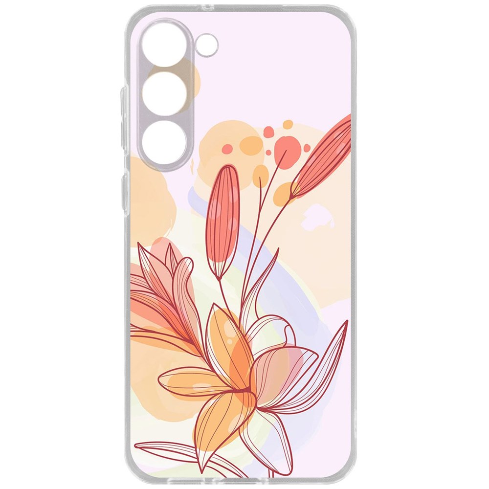 

Чехол-накладка Krutoff Clear Case Фантазия для Samsung Galaxy S23+, Прозрачный