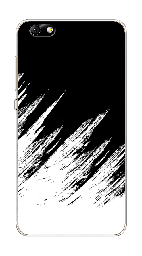 

Чехол Awog на Honor 4X "Черно белые брызги", Разноцветный, 63550-3