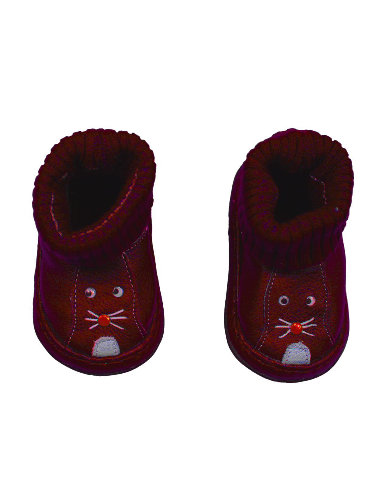 

Пинетки JINN кожаные бордовые р.20, pinetki-burgundy