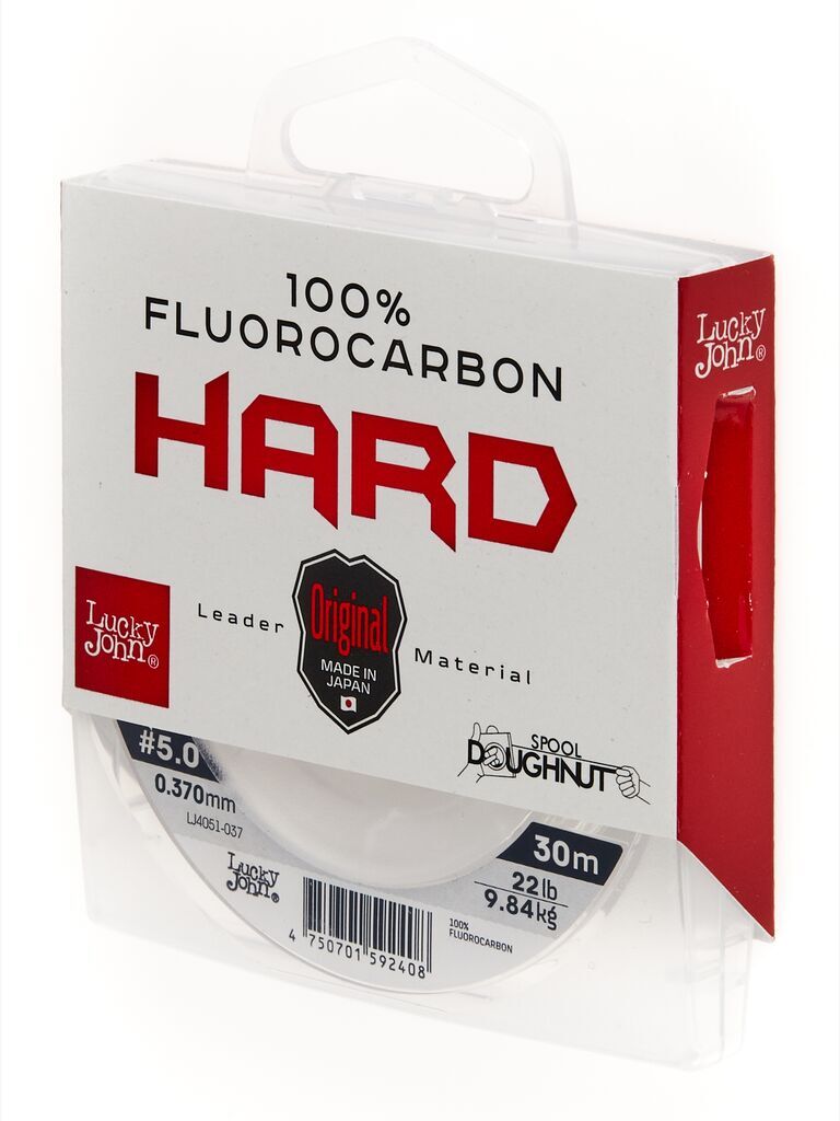 

Леска LUCKY JOHN Fluorocarbon Hard 30 м – 0,37 мм, Прозрачный, Fluorocarbon Hard