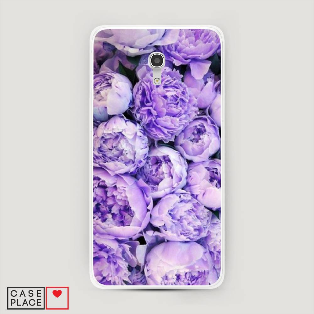

Чехол Awog на Alcatel Pixi 4 (5) 5045D / Алкатель Pixi 4 (5) 5045D "Пионы сиреневые", 170250-8