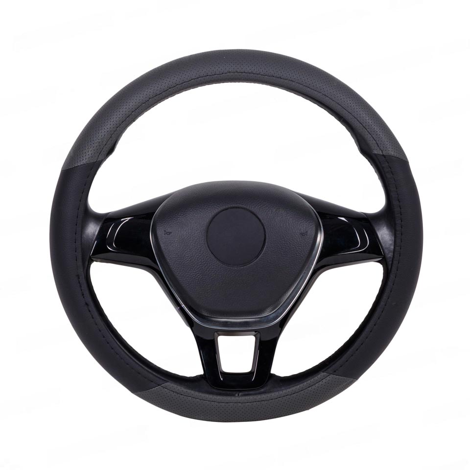 

Оплетка на руль Автопилот Volkswagen-3250-913652 Фольксваген Гольф (2008-2012) 3 двери, Черный;серый