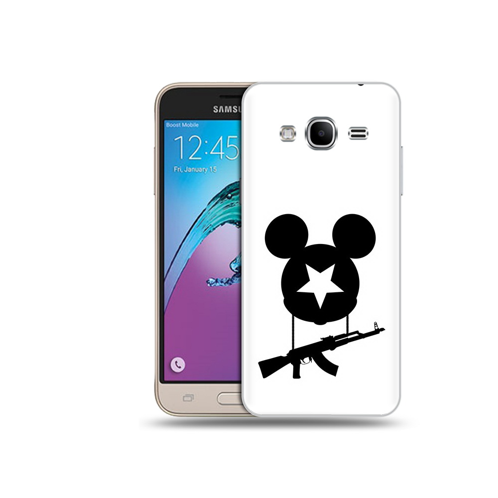 

Чехол MyPads Tocco для Samsung Galaxy J3 (2016) АК Микки (PT29089.580.26), Прозрачный, Tocco