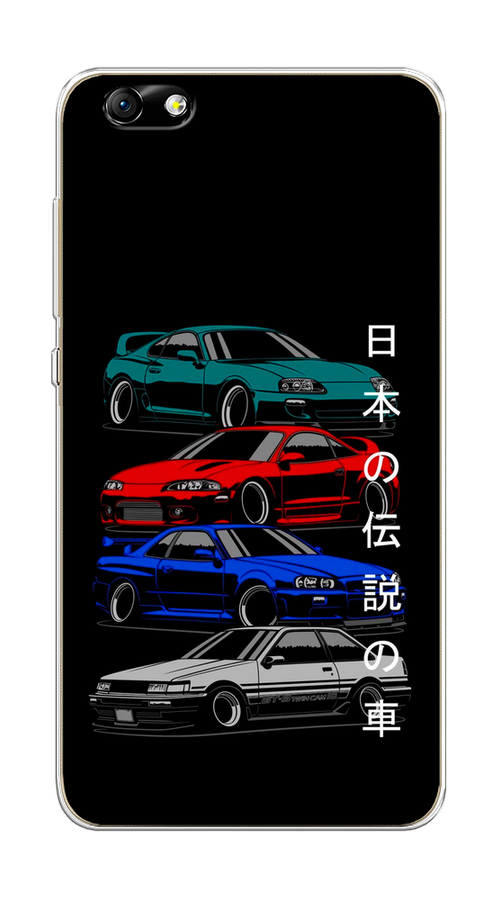 

Чехол Awog на Honor 4X "JDM Legend cars", Разноцветный, 63550-5