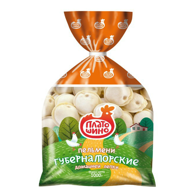 

Пельмени Платошино Губернаторские из мяса птицы 1 кг