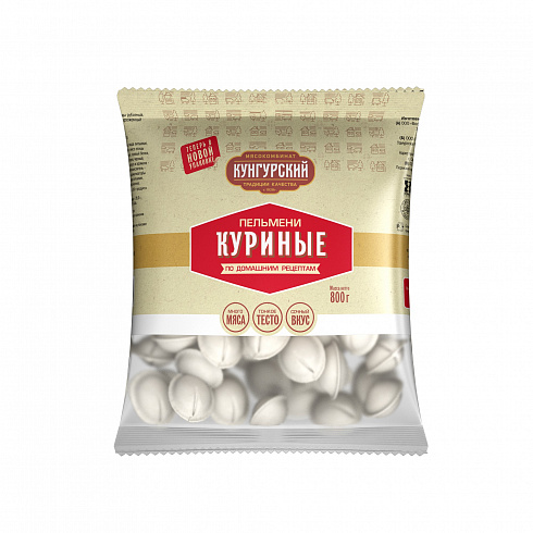 

Пельмени Мясокомбинат Кунгурский Куриные 800 г