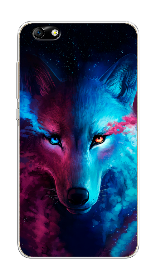 

Чехол Awog на Honor 4X "Волшебный волк", Разноцветный, 63550-1