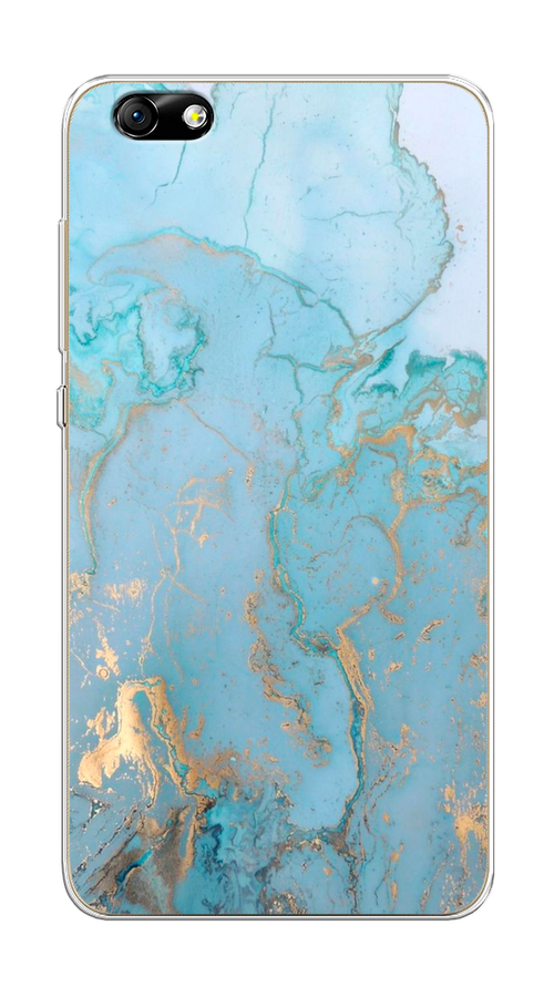 

Чехол Awog на Honor 4X "Голубой мрамор рисунок", Разноцветный, 63550-3