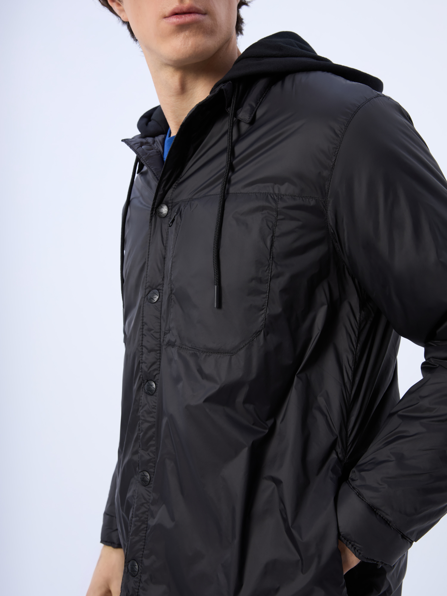 

Куртка мужская H&M 1004513001 черная S, Черный, 1004513001