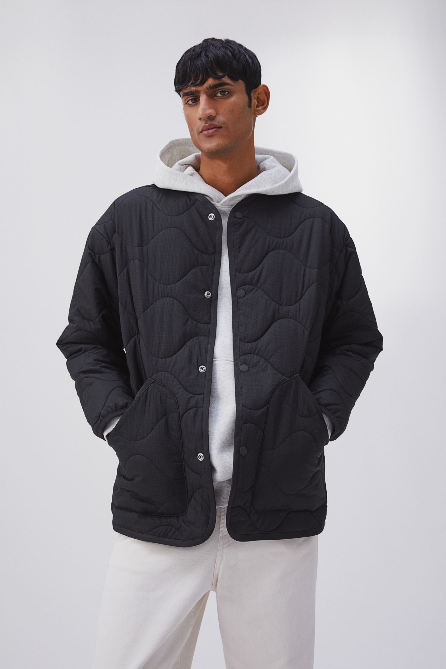 Куртка мужская H&M 1109688001 черная XL