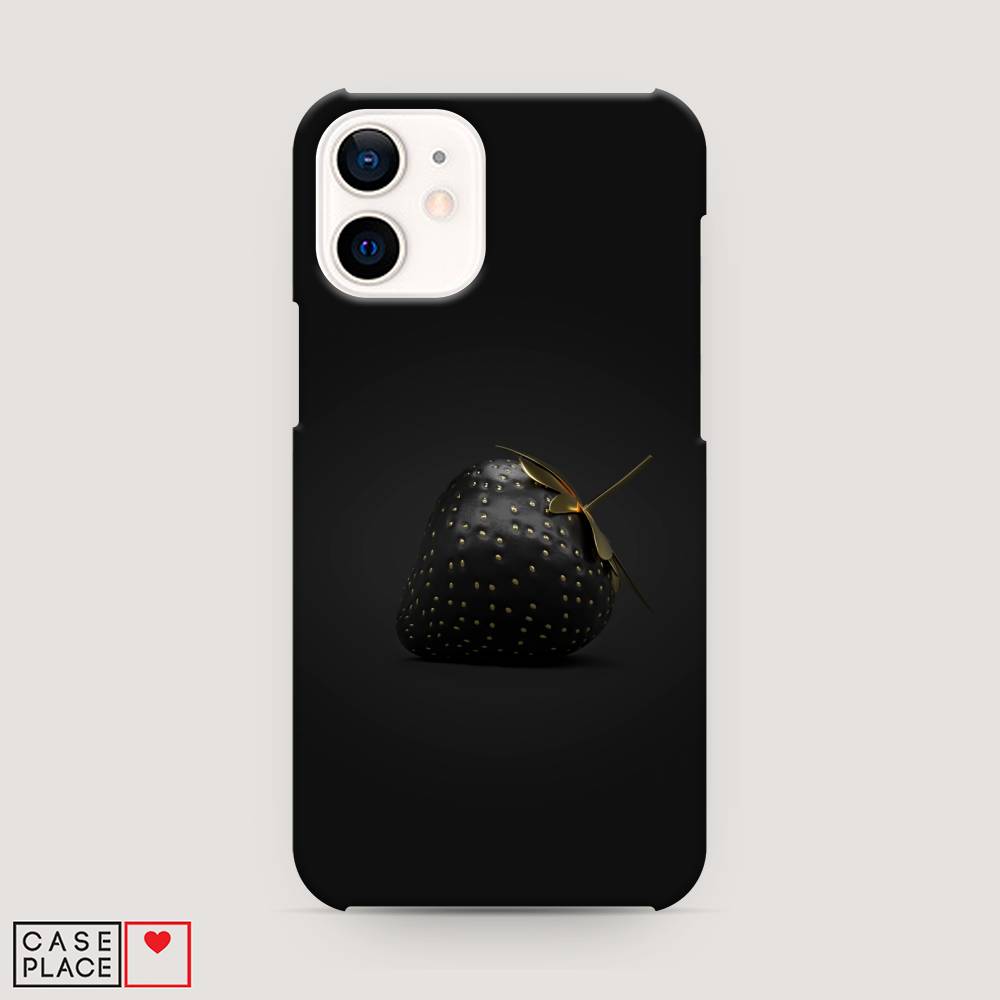 

Пластиковый чехол "Черная клубника" на Apple iPhone 12 mini, 12620-7