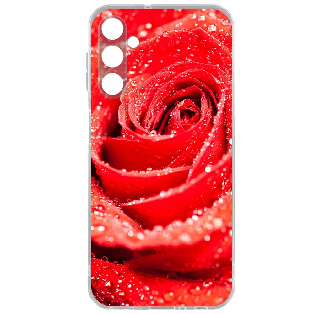 

Чехол-накладка Krutoff Clear Case Роза для Samsung Galaxy A24 (A245), Прозрачный