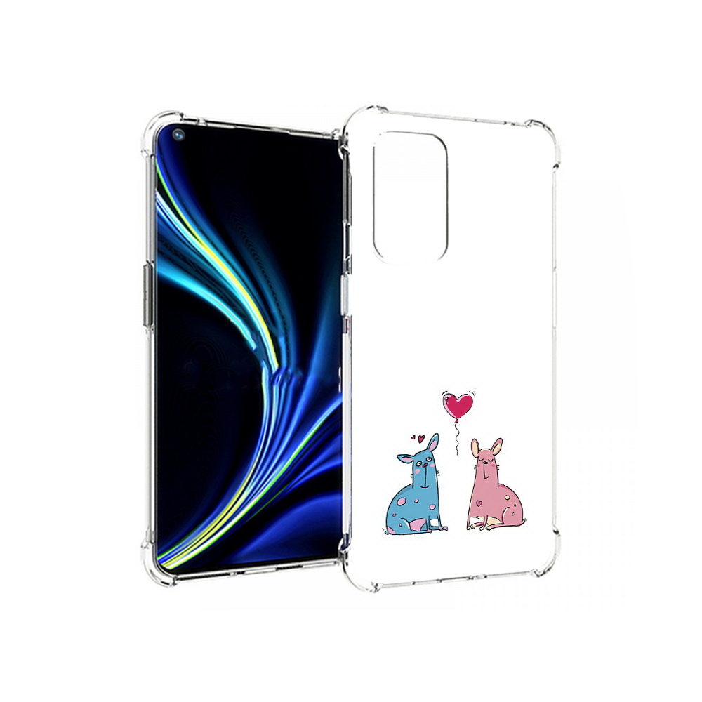 

Чехол MyPads Tocco для OnePlus 9 Лама любовь (PT159409.128.102), Прозрачный, Tocco