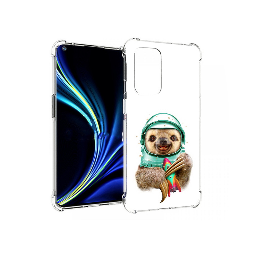 

Чехол MyPads Tocco для OnePlus 9 Ленивец астронавт (PT159409.128.104), Прозрачный, Tocco