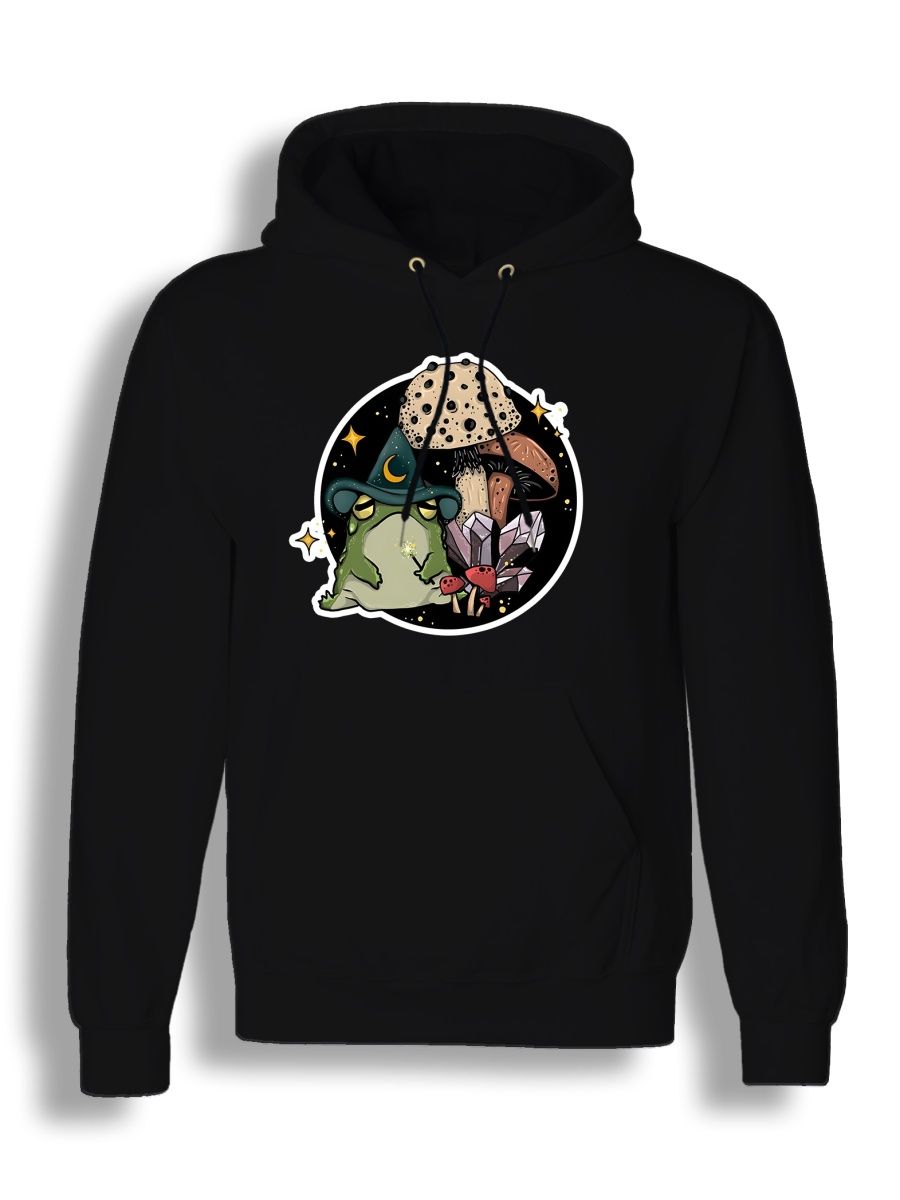 

Худи унисекс СувенирShop Лягушка/Жаба/Frog 3 черное S, Черный, "Лягушка/Жаба/Frog" 3