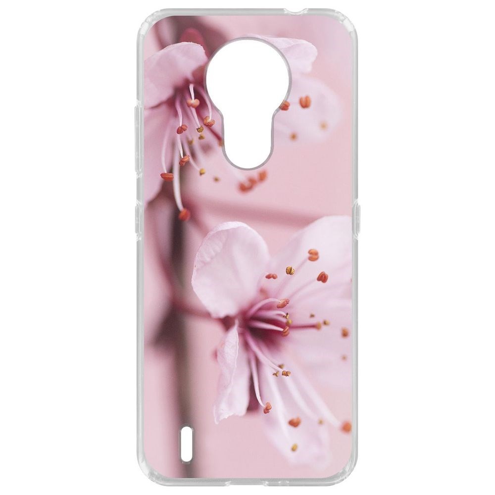 

Чехол-накладка Krutoff Clear Case Весна для Nokia 1.4, Прозрачный
