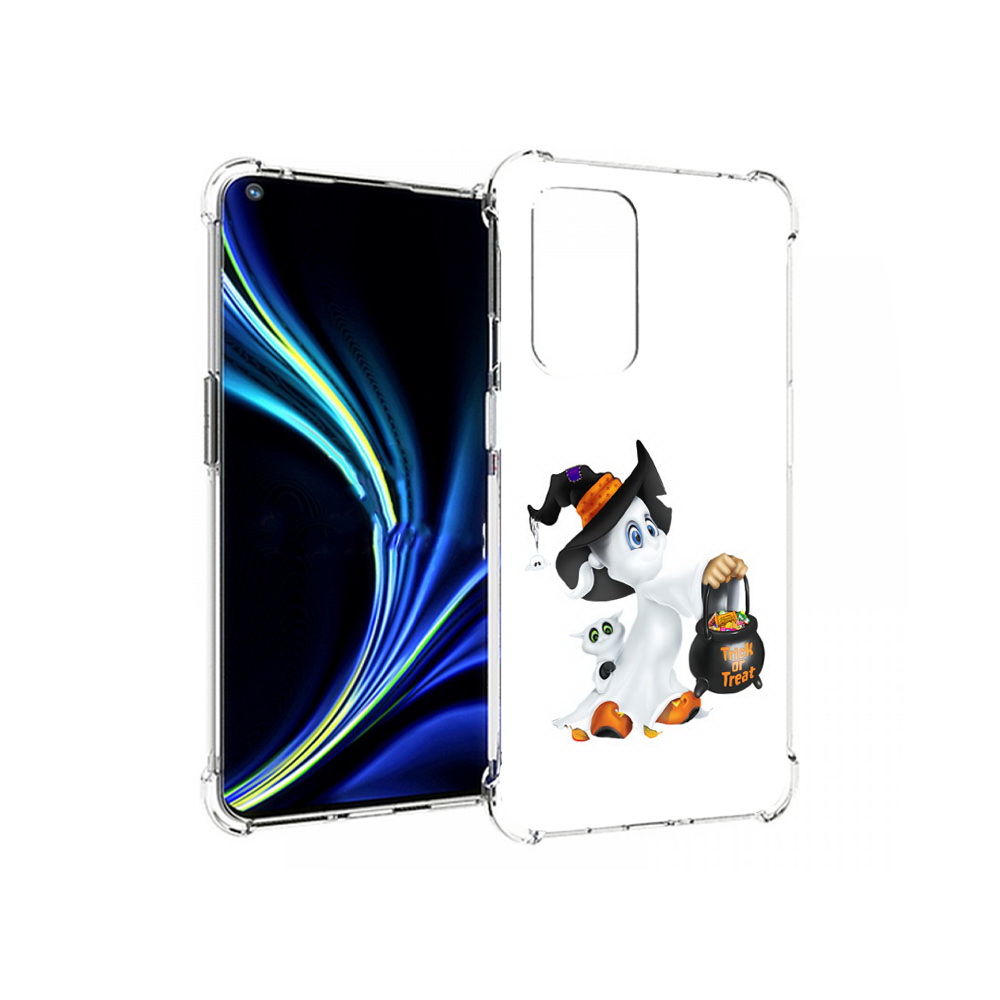 

Чехол MyPads Tocco для OnePlus 9 Маленький призрак (PT159409.128.113), Прозрачный, Tocco