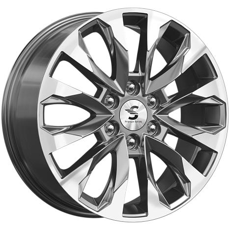 

КиК КР007 (Haval H9) 8,0x20 6/139,7 ET42 d-75,1 Diamond Gloss Graphite (Арт.78985), КР007 Haval H9