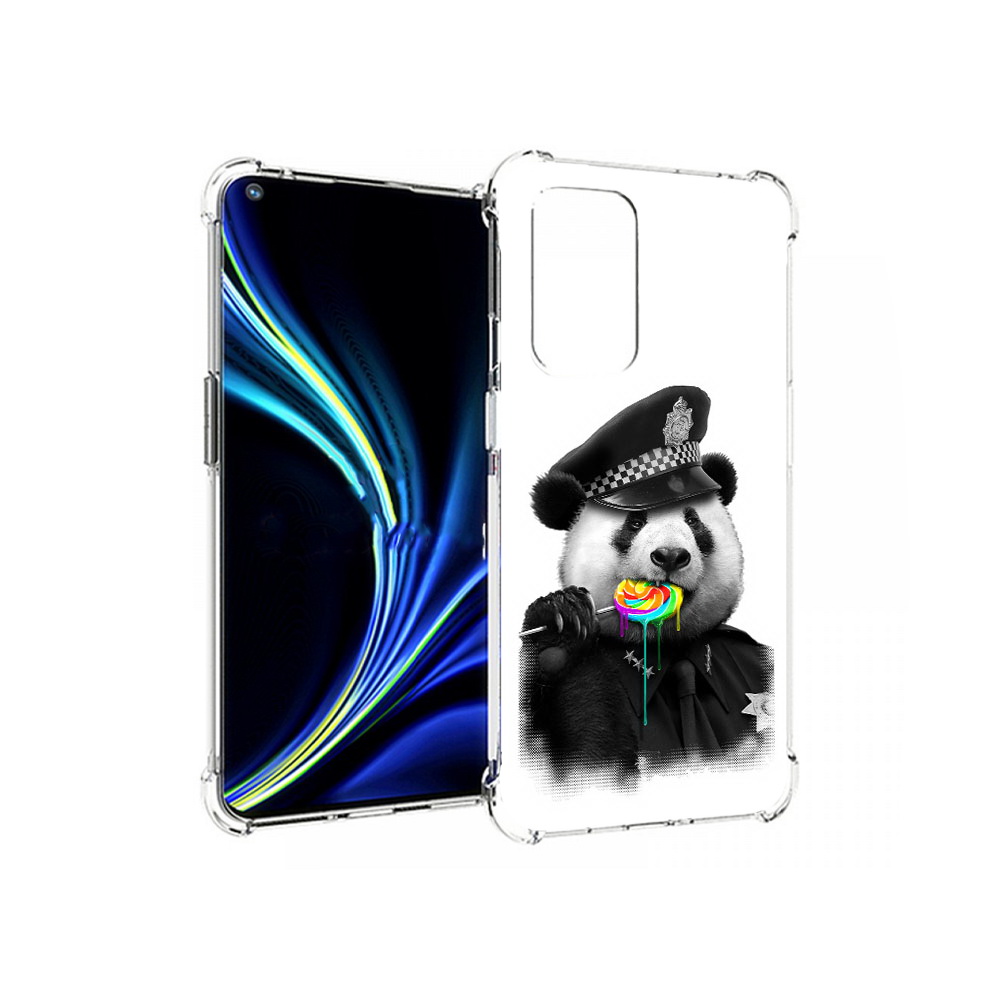 

Чехол MyPads Tocco для OnePlus 9 Панда полиция (PT159409.128.130), Прозрачный, Tocco