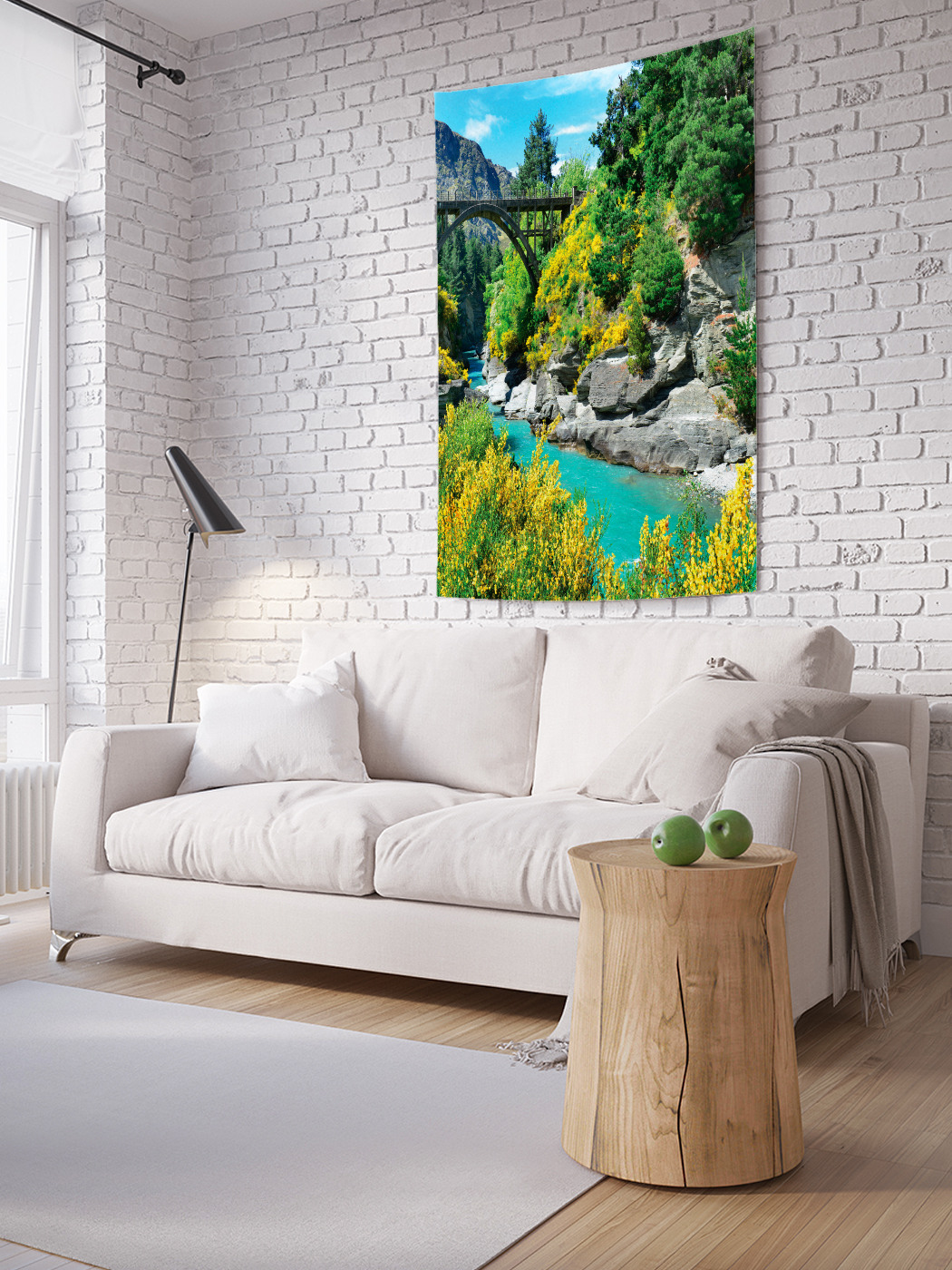 

Вертикальное фотопанно на стену JoyArty Горный мост 100x150 см, Горный мост