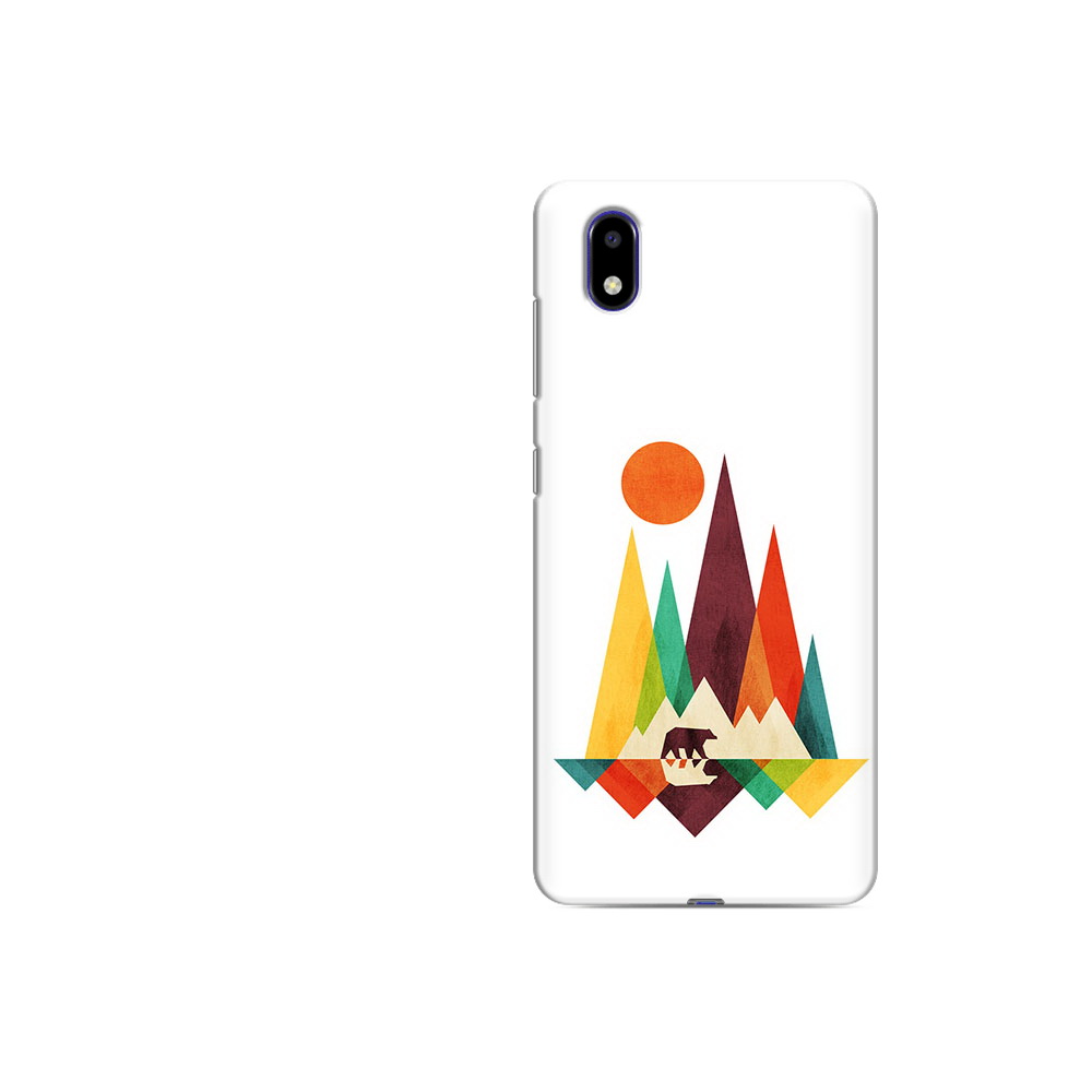 

Чехол MyPads Tocco для ZTE Blade A31 Lite нарисованные горы с медведем (PT162823.461.506), Прозрачный, Tocco