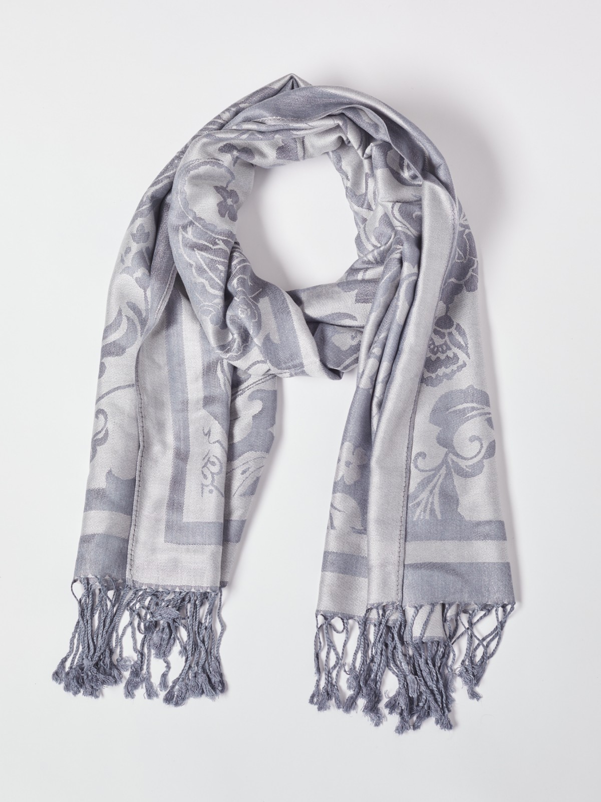 

Палантин женский Zolla 022119159045 светло-серый; 180х70 см, 022119159045