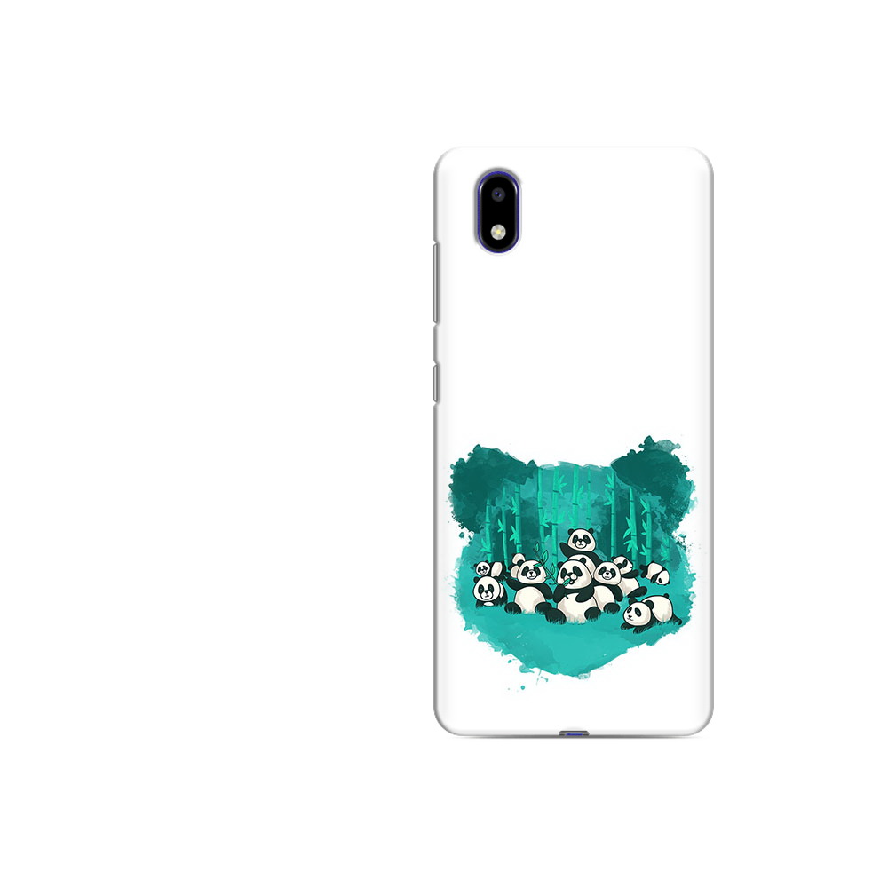 

Чехол MyPads Tocco для ZTE Blade A31 Lite нарисованные панды (PT162823.461.508), Прозрачный, Tocco